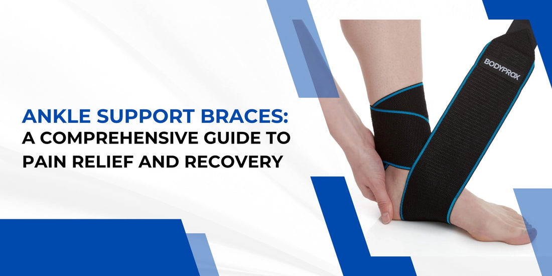 a person wearing ankle support brace