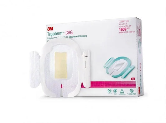 3M Tegaderm CHG Chlorhexidine Gluconate I.V. Securement Dressing
