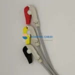 L&T 3 Lead ECG Monitoring Cable(Clip) Compatible with Micromon-N/Lunar/ Stellar & Star