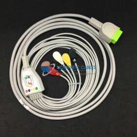 GE 5 Lead ECG Monitoring Cable(Button/Snap) Compatible with Dash 1000/ Dash Pro 2000/Dash Pro 3000