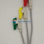 BPL 3 Lead ECG Monitoring Cable(Clip) Compatible with Schiller /Welcare