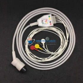 Schiller (Truscope II)5 Lead ECG Monitoring Cable(Neonatal Button/Snap) Compatible with BPL/Welcare