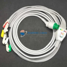 Schiller 5 Lead ECG Monitoring Cable(Clip) Compatible with Elite Series