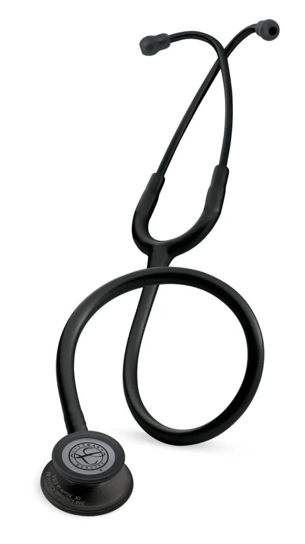 3M Littmann Classic III Stethoscope,  Black Tube, 5620, Standard-Finish Chestpiece, 27 in, 3 Each/Case