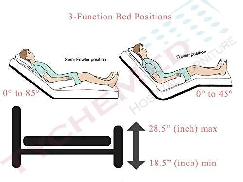 5 Function Electric ICU Hospital Bed