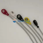 Spacelabs 5 Lead ECG Monitoring Cable(Button/Snap) Compatible with 90496 Ultraview