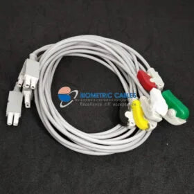A 5 lead ECG wire (clip) compatible with Dash 4000 by GE