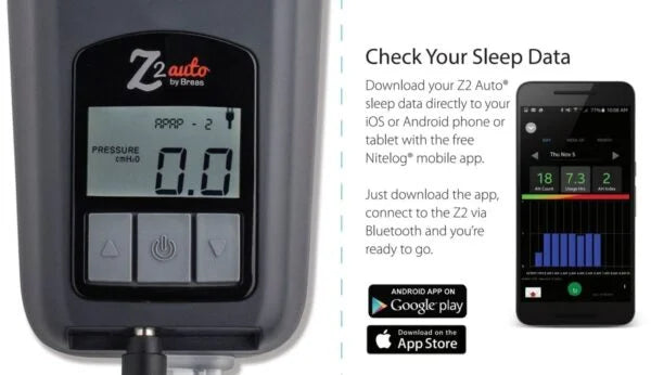 BREAS Z2 Portable Auto CPAP with Extended Battery Powershell