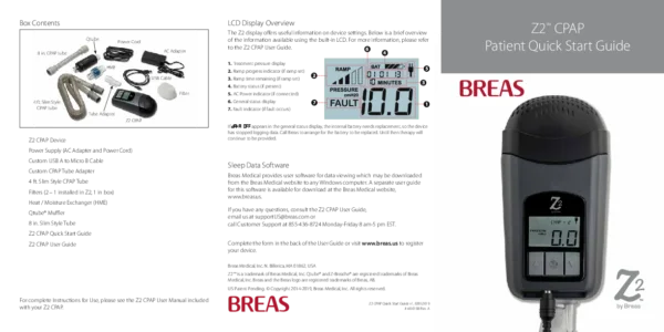 BREAS Z2 Portable Auto CPAP with Extended Battery Powershell