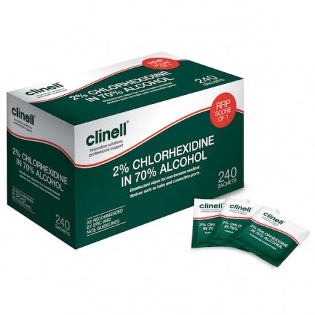 Clinell swab 2% Chlorhexidine in 70% Alcohol