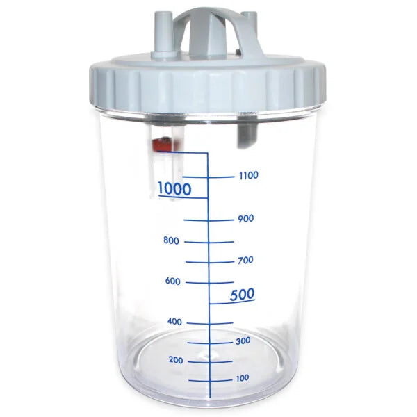 DeVilbiss 1200ml Reusable Bottle Set for VacuAide