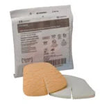 Covidien Kendall Amd Antimicrobial Foam Dressings With Topsheet Tracheostomy Pads