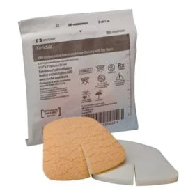 Covidien Kendall Amd Antimicrobial Foam Dressings With Topsheet Tracheostomy Pads