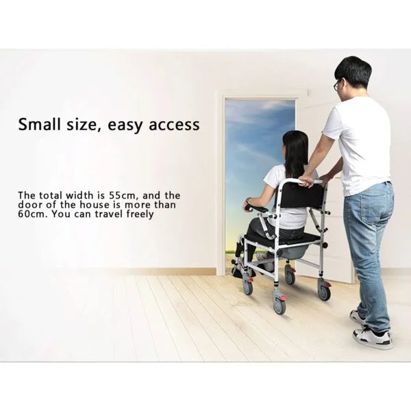 Commode Shower Wheelchair