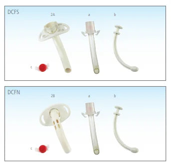 Shiley Tracheostomy Tubes, Cuffless With Disposable Inner Cannula