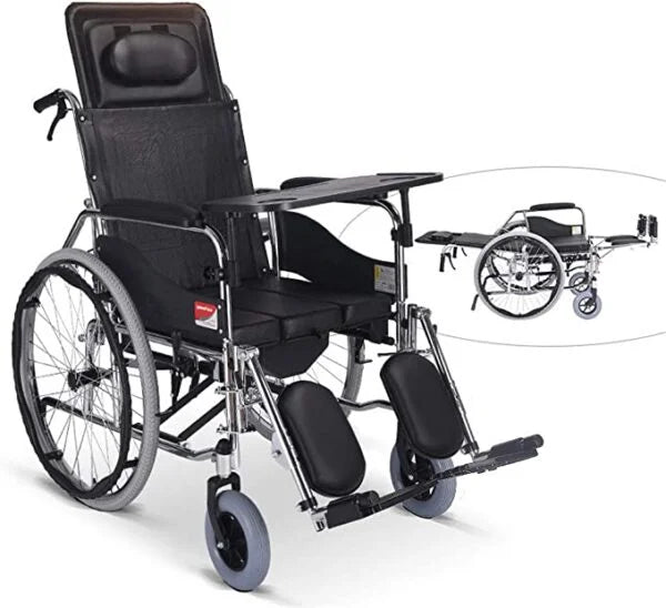 Steel Reclining Wheelchair