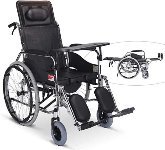 Steel Reclining Wheelchair