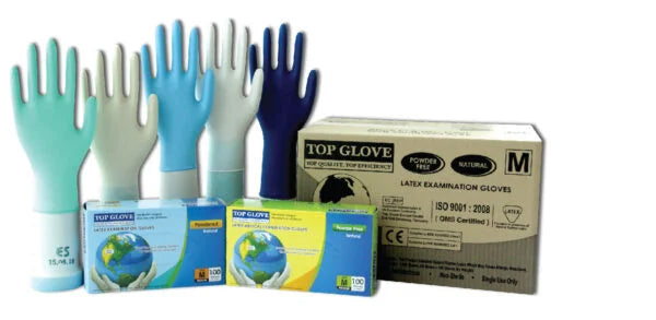 TOP GLOVE Latex Examination Glove