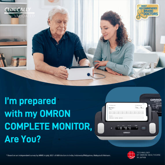 Omron COMPLETE ECG Machine with BP Monitor
