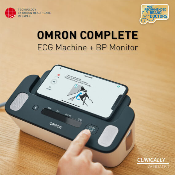 Omron COMPLETE ECG Machine with BP Monitor