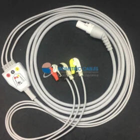 L&T 3 Lead ECG Monitoring Cable(Clip) Compatible with Micromon-N/Lunar/ Stellar & Star 