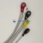 GE 5 Lead ECG Monitoring Cable(Button/Snap) Compatible with Dash 1000/ Dash Pro 2000/Dash Pro 3000 