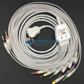 GE ECG Recorder Cable Compatible with MAC 400/ MAC 500/ MAC 600 