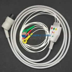 Welcare(ST Classic 120) 3 Lead ECG Monitoring Cable(Neonatal Clip) Compatible with Schiller /BPL 