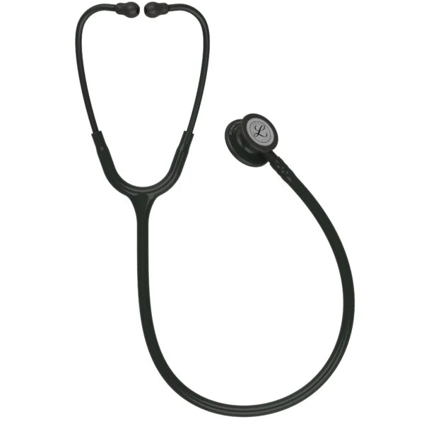 3M Littmann Classic III Stethoscope,  Black Tube, 5620, Standard-Finish Chestpiece, 27 in, 3 Each/Case 