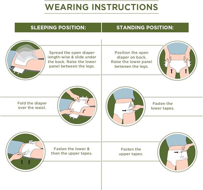 Friends Premium Adult Diapers Tape Style