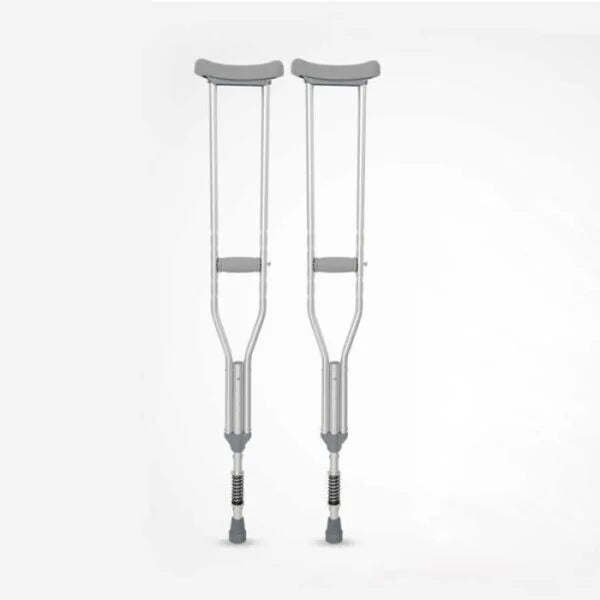 Axillary Underarm Crutches With Height Adjustment Pair Med World Axillary Underarm Crutches With Height Adjustment Pair Med World