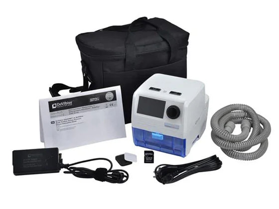 DeVilbiss BLUE Auto CPAP with Humidifier and Mask 