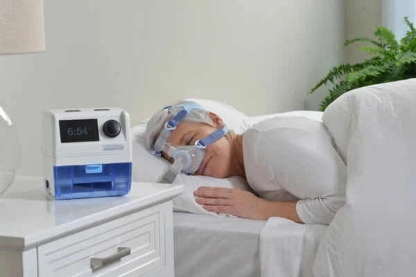 DeVilbiss BLUE Auto CPAP with Humidifier and Mask 