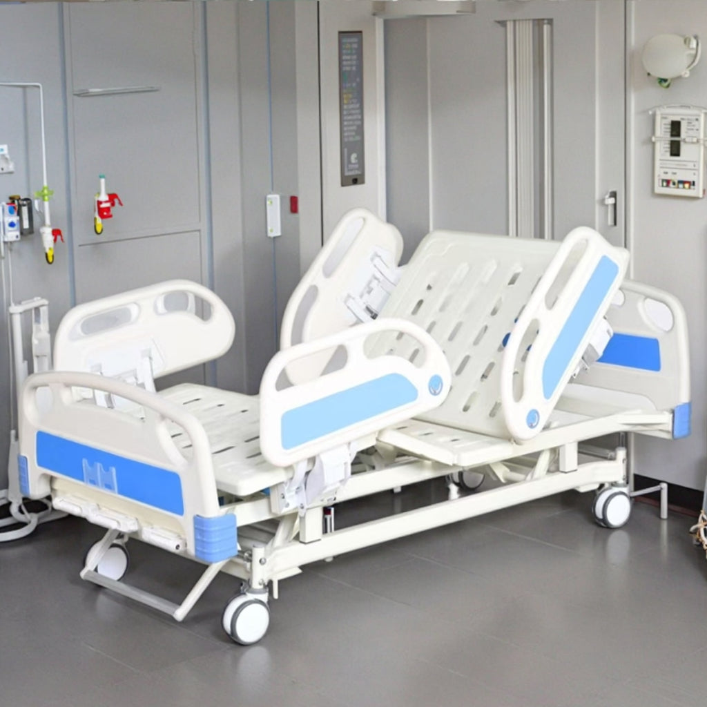 HOMECARE HOSPITAL BED ELECTRIC 5 FUNCTION ABS SIDE RAIL