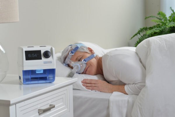 DeVilbiss BLUE Auto CPAP with Humidifier and Mask