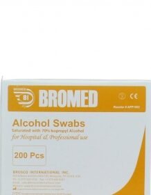 bromed alcohol swabs