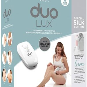 HoMedics Duo Lux & 3-in-1 Trimmer Hair Removal Bundle White