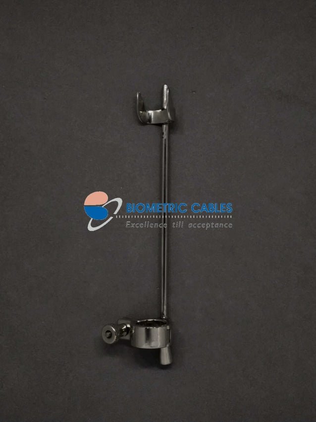 Reusable Stainless Steel Biopsy Needle Guide Compatible with Philips C8-4V Ultrasound Probe