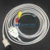 Schiller 3 Lead ECG Monitoring Cable(Button/Snap) Compatible with BPL/Welcare