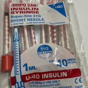 DISPO VAN Insulin Syringes